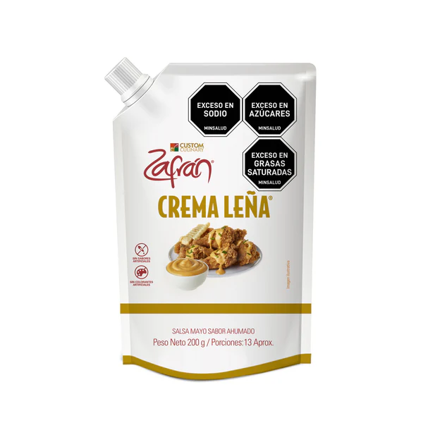 SALSA ZAFRAN CREMA LEÑA X 200 G
