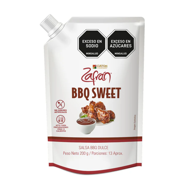 SALSA ZAFRAN BBQ SWEET X 200 G